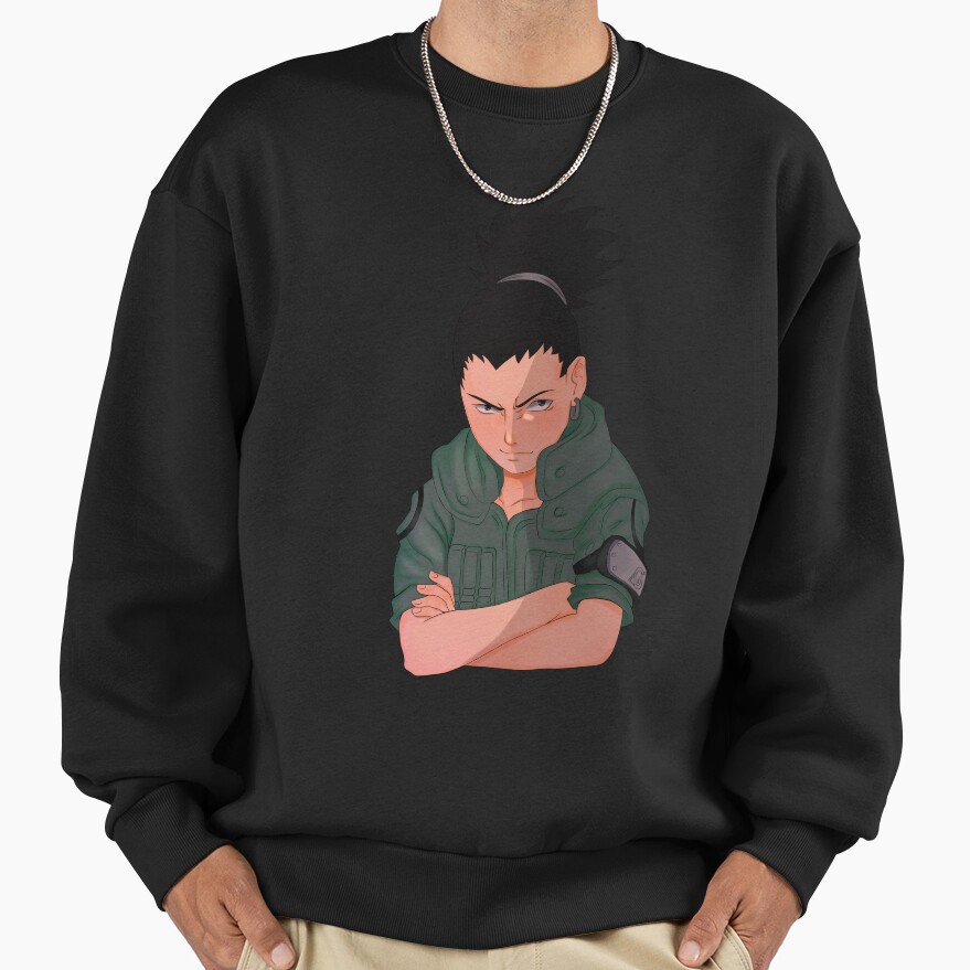 Doodle Shadow Ninja Nara Shikamaru Sweatshirt - Image 2