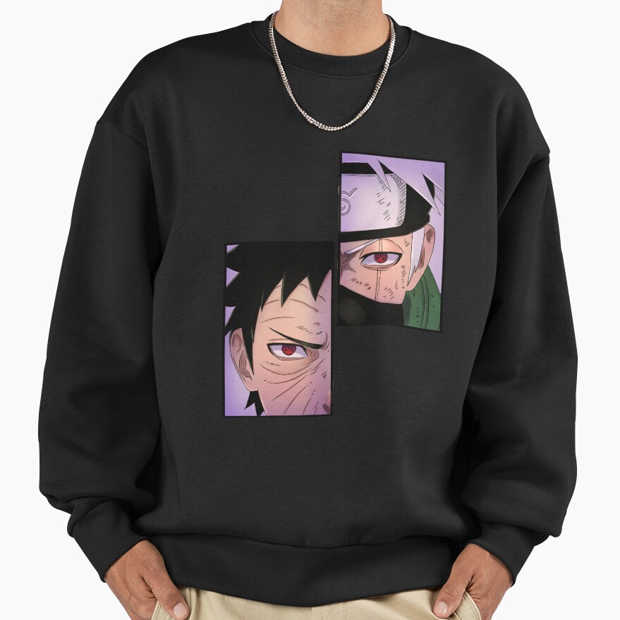Doodle Duo Kakashi & Obito Sweatshirt - Image 2