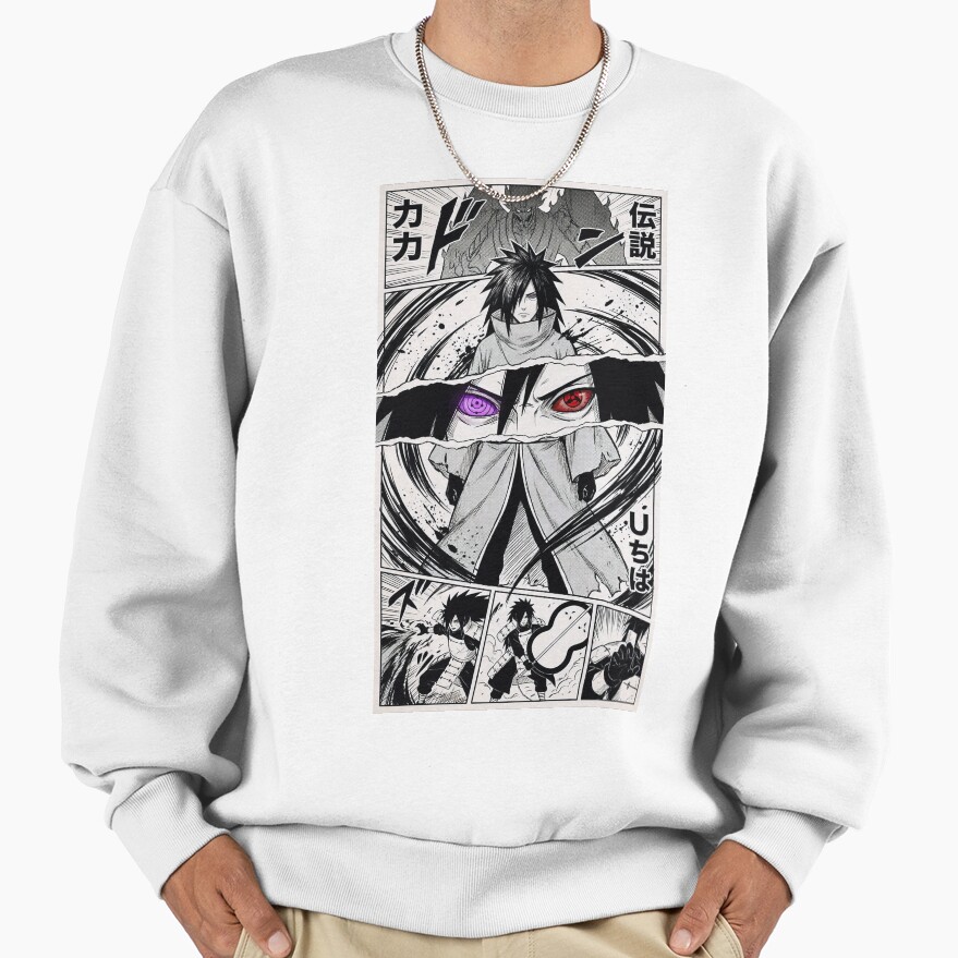 Eyes Of Fate Dark Manga Anime Art Madara Uchiha Sweatshirt