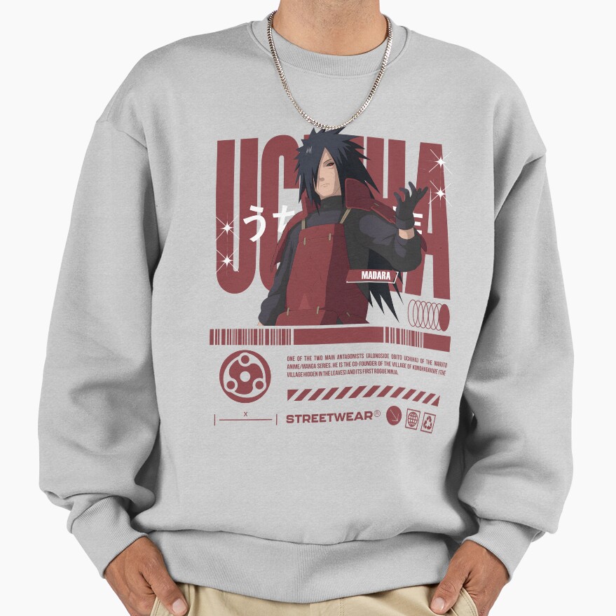 Madara Uchiha Streetwear Sweatshirt - Image 4