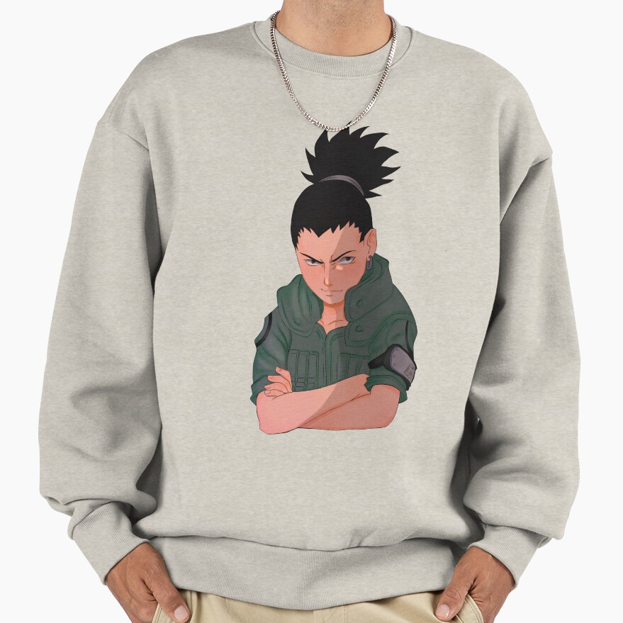 Doodle Shadow Ninja Nara Shikamaru Sweatshirt - Image 3