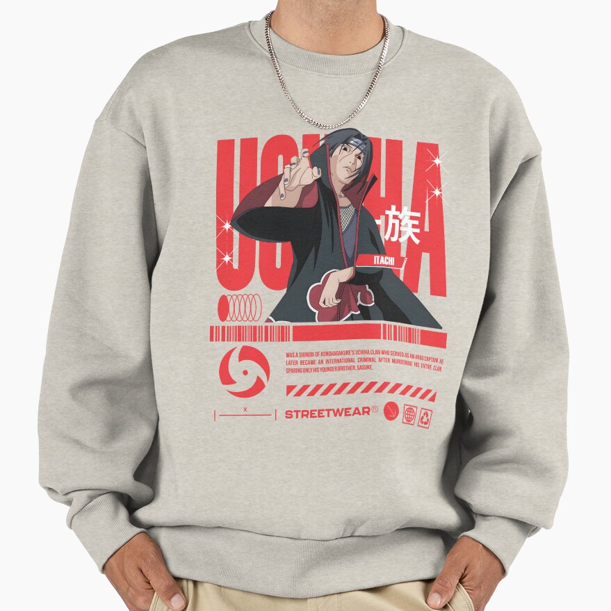 Itachi Uchiha Streetwear Sweatshirt - Image 3
