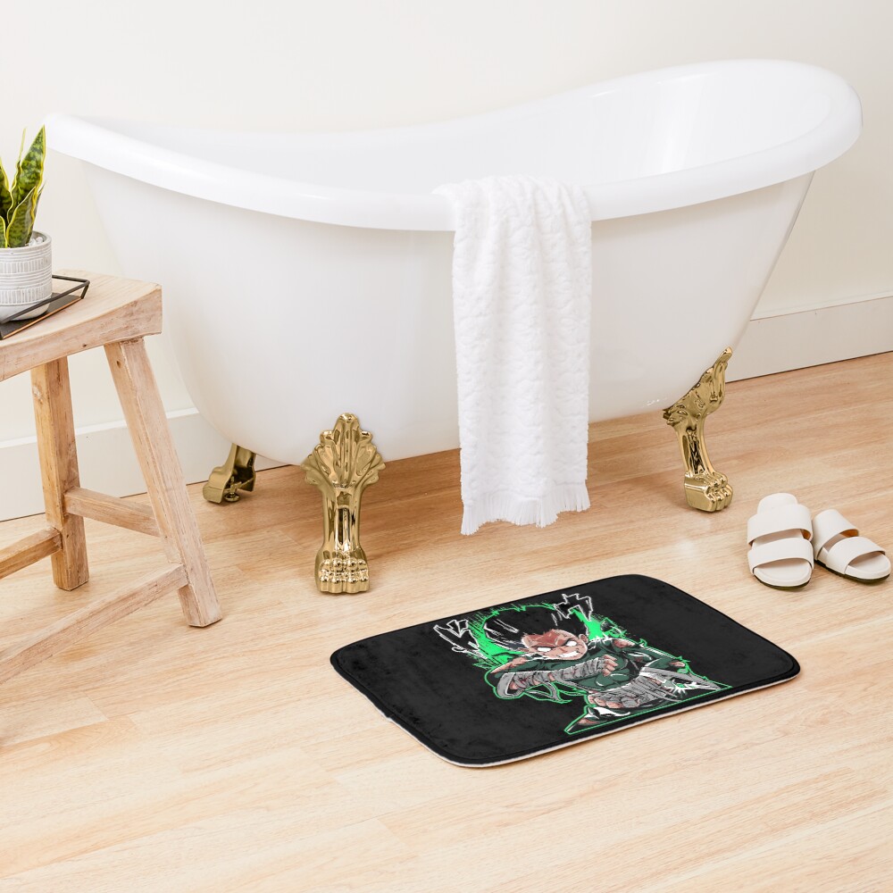 Anime Best Fighter Rock Lee Bath Mat - Image 2