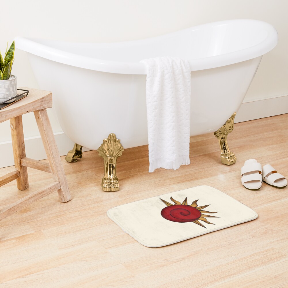 Doodle Sun Bath Mat - Image 2