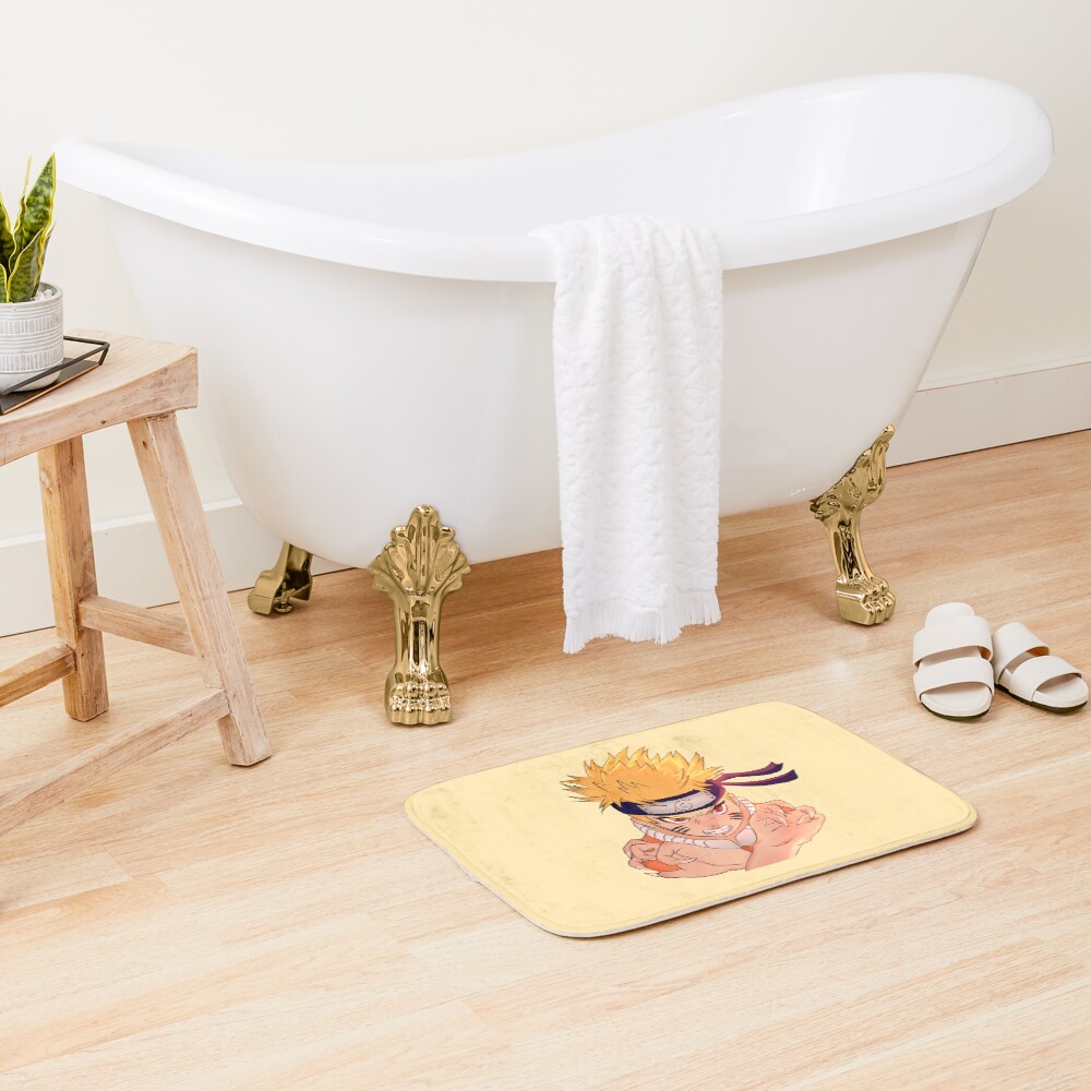 Classic Kyuubi Uzumaki Naruto Bath Mat - Image 2
