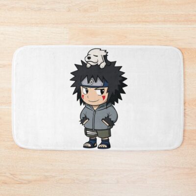 Chibi Kiba Inuzuka With Akamaru Bath Mat