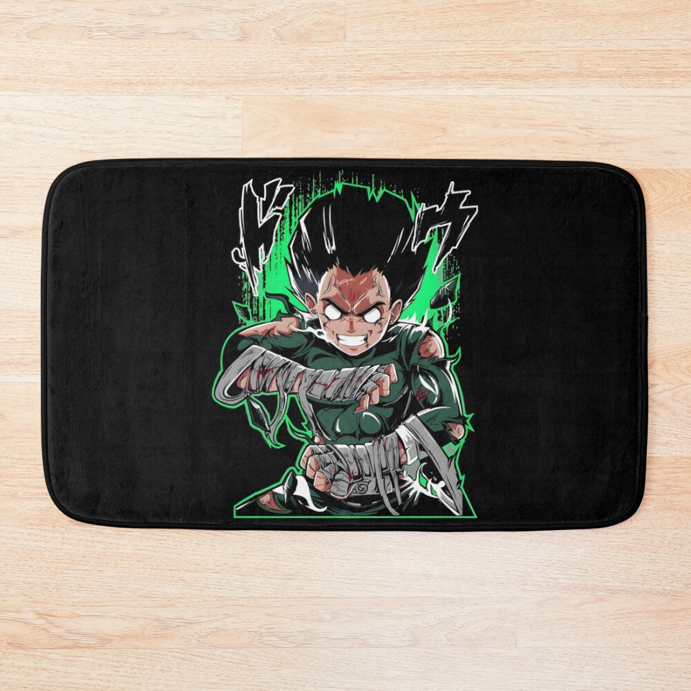 Anime Best Fighter Rock Lee Bath Mat