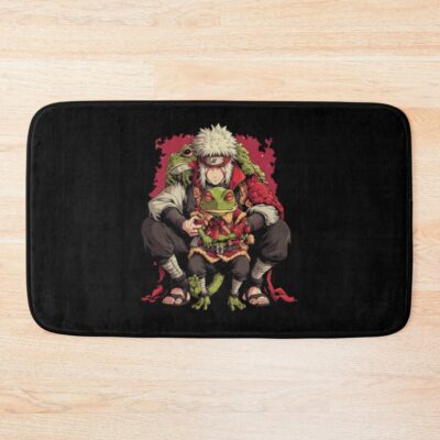White Hair Sage Warrior Jiraiya Bath Mat