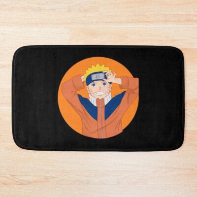 Scribble Problem Guy Uzumaki Naruto Bath Mat