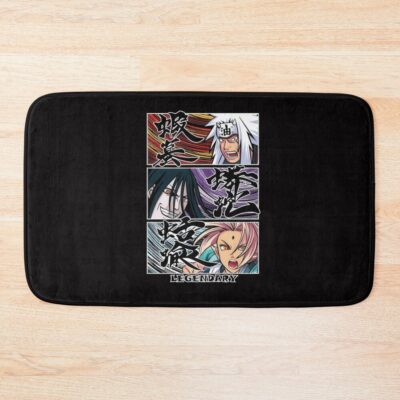 The Legendary Sannin Of Chaos And Power Bath Mat