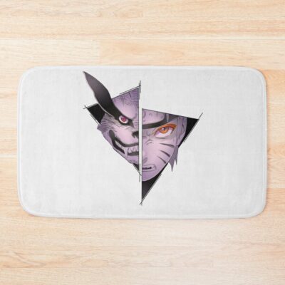 Doodle The Savior Naruto Uzumaki And Kurama Bath Mat