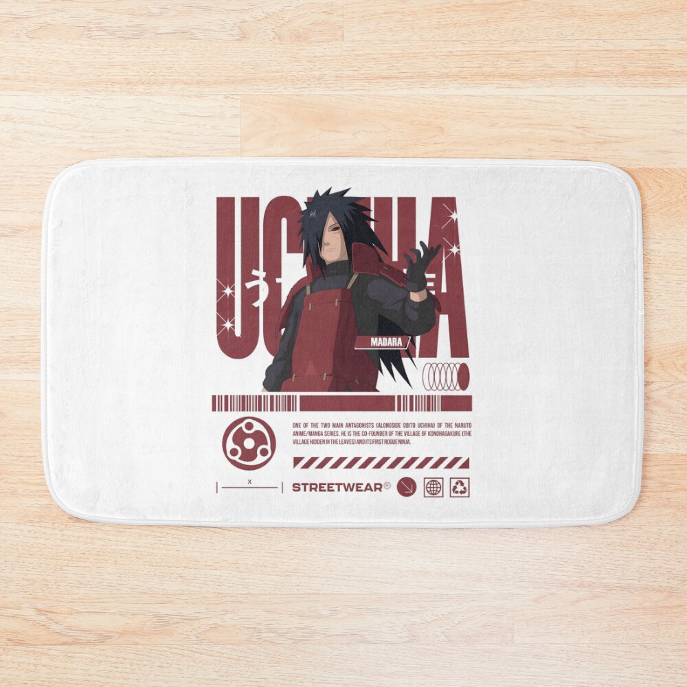 The Ghost Uchiha Itachi Bath Mat