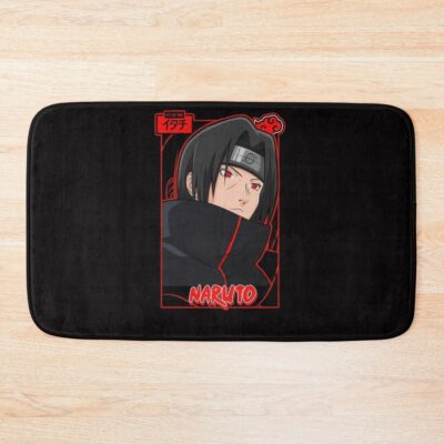 The Calm Killer With Crimson Eyes Uchiha Itachi Bath Mat