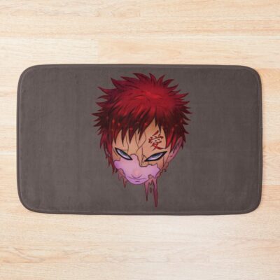 Doodle Demon Of The Sand Gaara Bath Mat