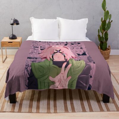 Ninja Haruno Sakura Throw Blanket
