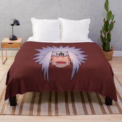 Doodle Ero Jiraiya Throw Blanket