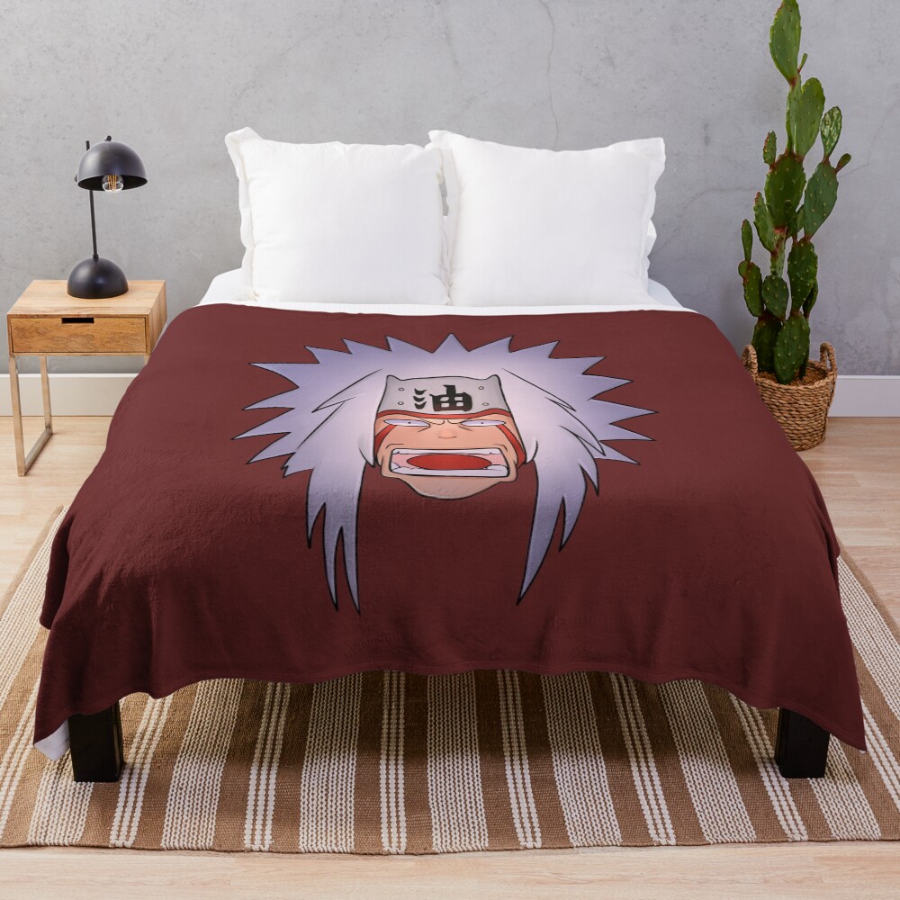 Doodle Ero Jiraiya Throw Blanket