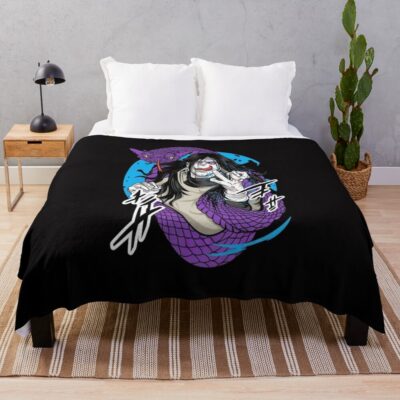 The Immortal Serpent Master Orochimaru Throw Blanket