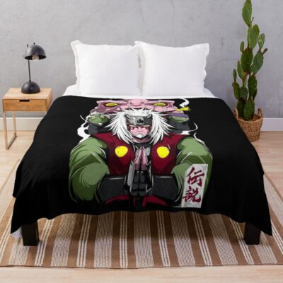 One Of Sennin Throw Blanket