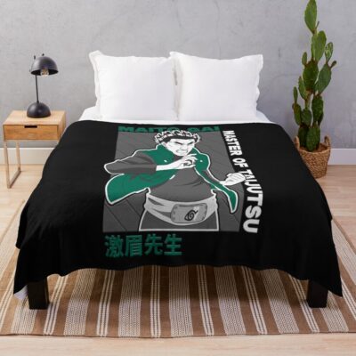 Maito Guy Rock Lee Throw Blanket