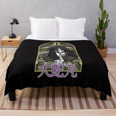 The Snake Sage Orochimaru Throw Blanket