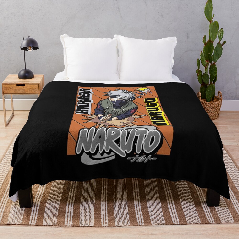 Student And Teacher Hatake Kakashi Throw Blanket