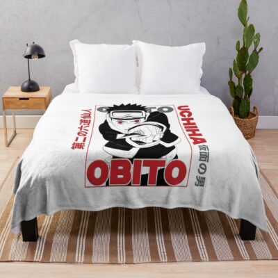 The Broken One Obito Throw Blanket