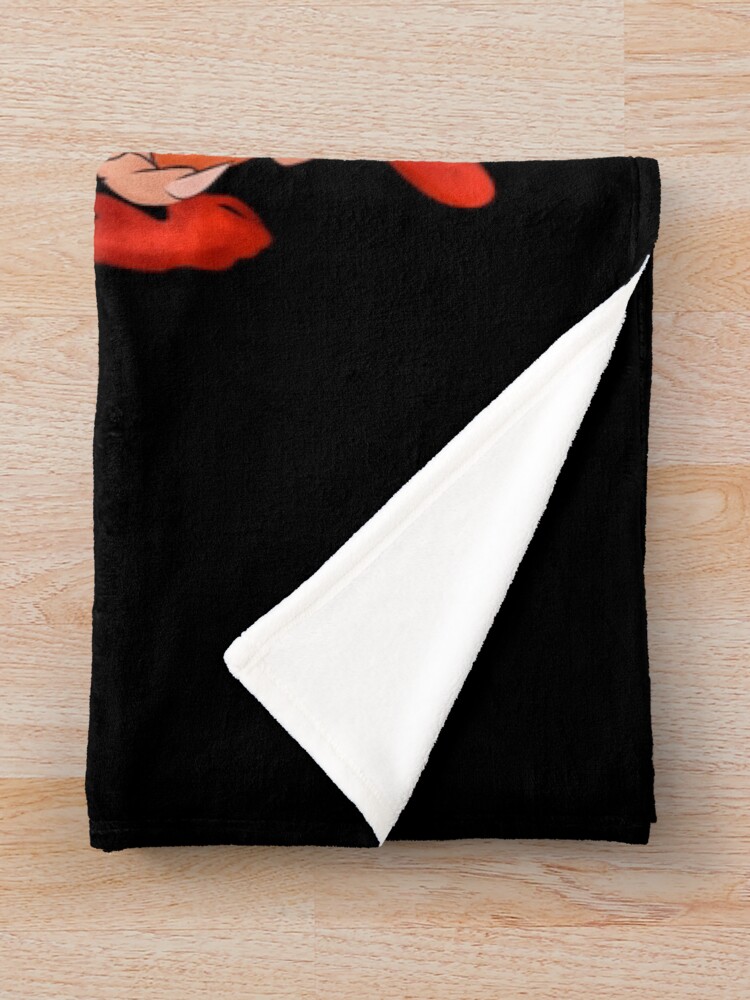 Scribble Kyuubi Cloak Naruto Uzumaki Throw Blanket - Image 2