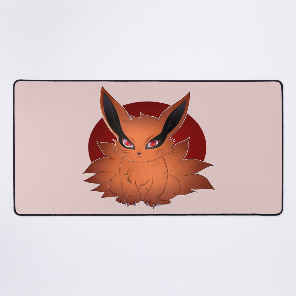 Scribble Cute Kurama Mouse Pad