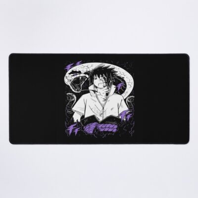 Sasuke With Snake Mouse Pad