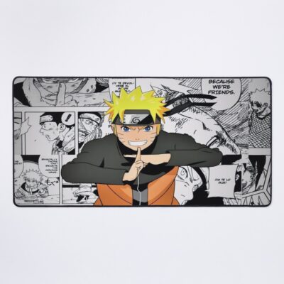 Determined Ninja Path Manga Style Naruto Uzumaki Mouse Pad
