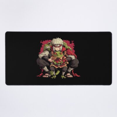 White Hair Sage Warrior Jiraiya Mouse Pad