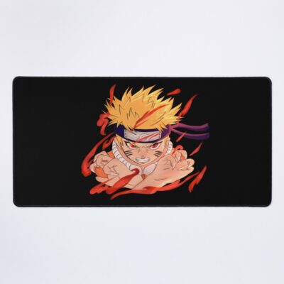 Scribble Kyuubi Cloak Naruto Uzumaki Mouse Pad