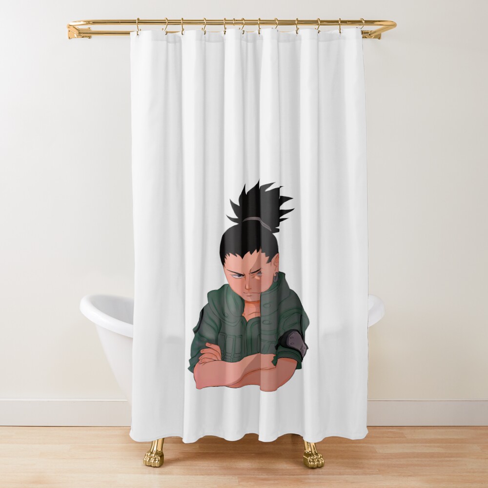 Doodle Shadow Ninja Shower Curtain