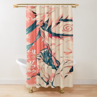 Sage Fox Tail Ninja Uzumaki Naruto Shower Curtain