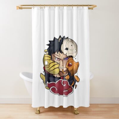 The Masked Devil Shower Curtain