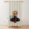 Scribble Ninja Shower Curtain