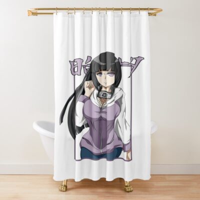 The Cute Girl Hyuga Hinata Shower Curtain