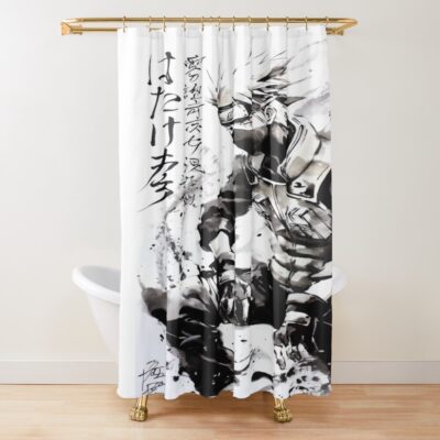 Kakashi Sumi E Shower Curtain