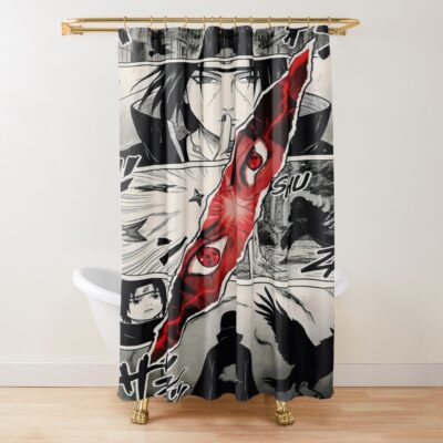 Uchiha Itachi Eyes Shower Curtain