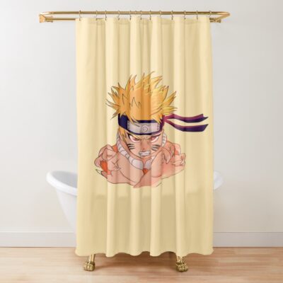 Classic Kyuubi Uzumaki Naruto Shower Curtain