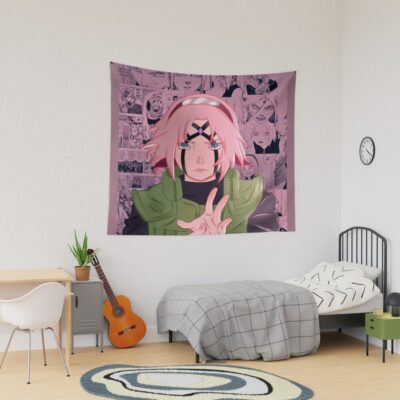 Ninja Sakura Tapestry