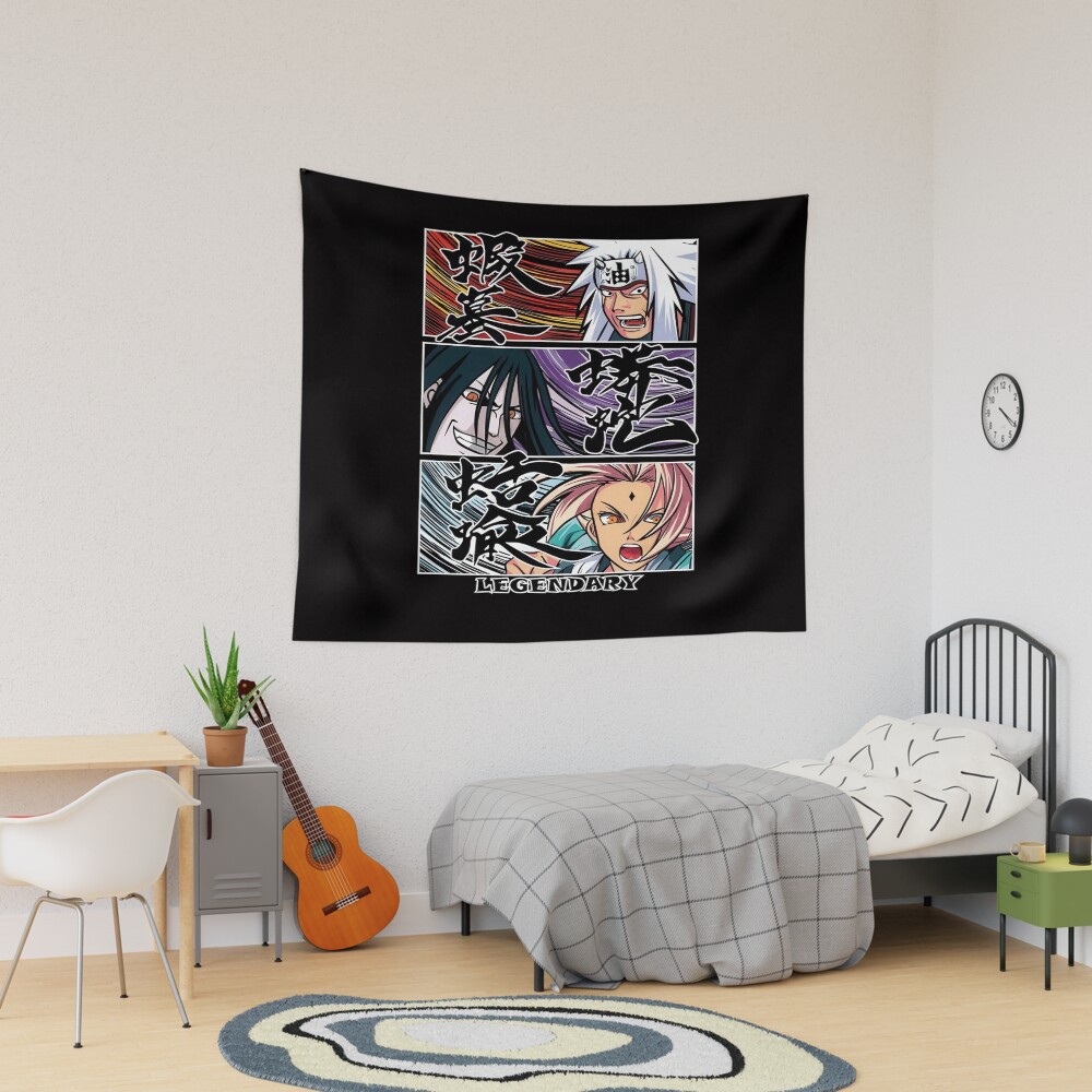 The Legendary Sannin Of Chaos And Power Tapestry