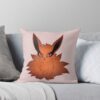 Doodle Cute Nine Tails Throw Pillow