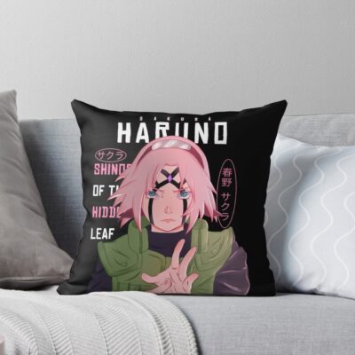 Kunoichi Haruno Throw Pillow