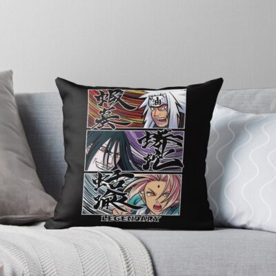 The Legendary Sannin Of Chaos And Power Throw Pillow