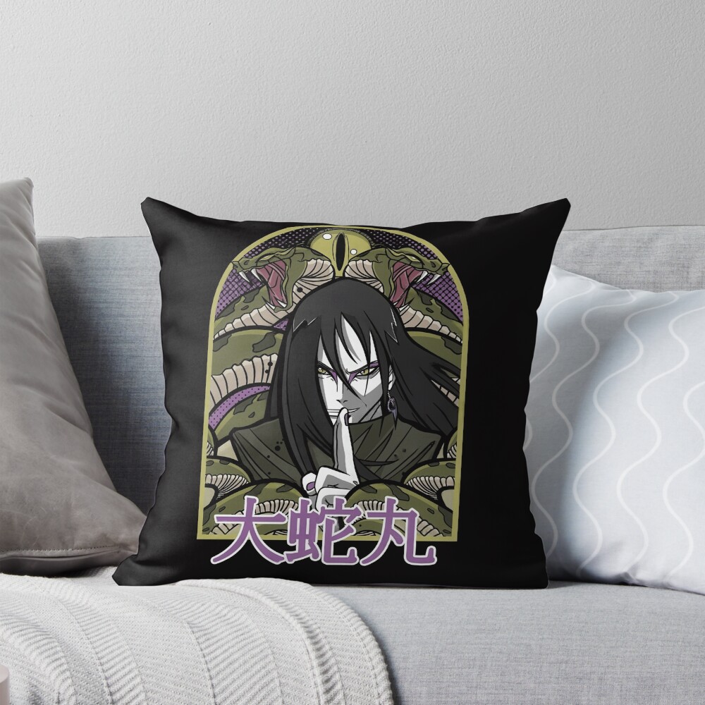 The Snake Sage Orochimaru Throw Pillow