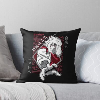 Best Sensei Jiraiya Throw Pillow