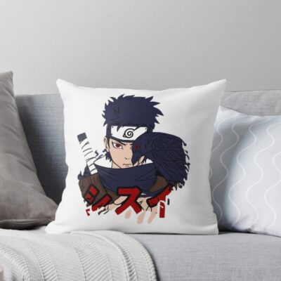 Copy Ninja Lightning Master Uchiha Shisui Throw Pillow
