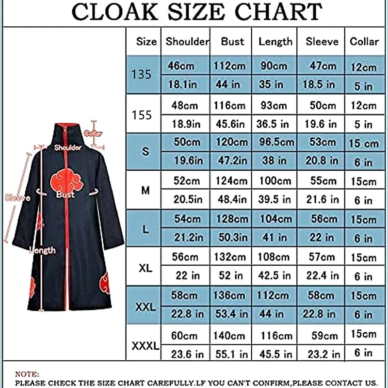 Adult Cloak Kids Robe, Unisex Men Cape Anime Cosplay Halloween - Image 3
